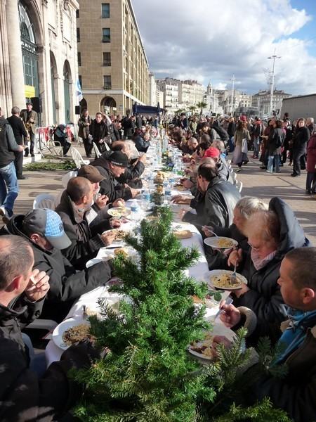 Le banquet solidaire du mois de décembre